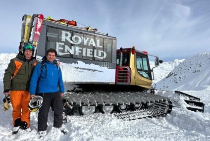 Royal Enfield, otro año en el invierno y la nieve de Las Leñas