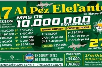 17a. Edición del Torneo al pez Elefante de Mayor Peso en Miramar