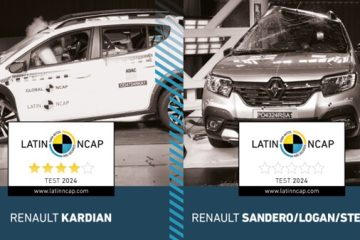 LatinNCAP probó cuatro Renault y sólo uno aprobó en seguridad