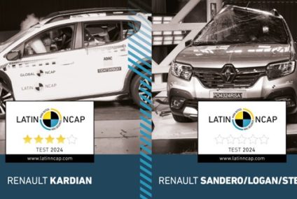 LatinNCAP probó cuatro Renault y sólo uno aprobó en seguridad