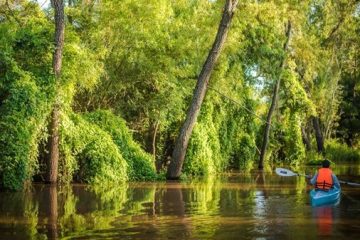 En kayak por el Jaaukanigás